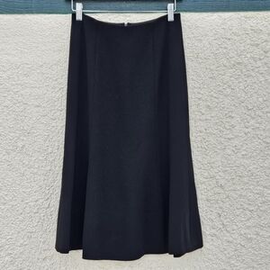 Club Monaco black swingy midi skirt size 6